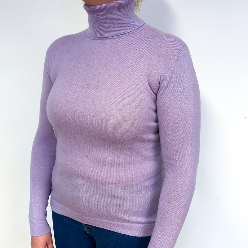 Lilac shop polo neck