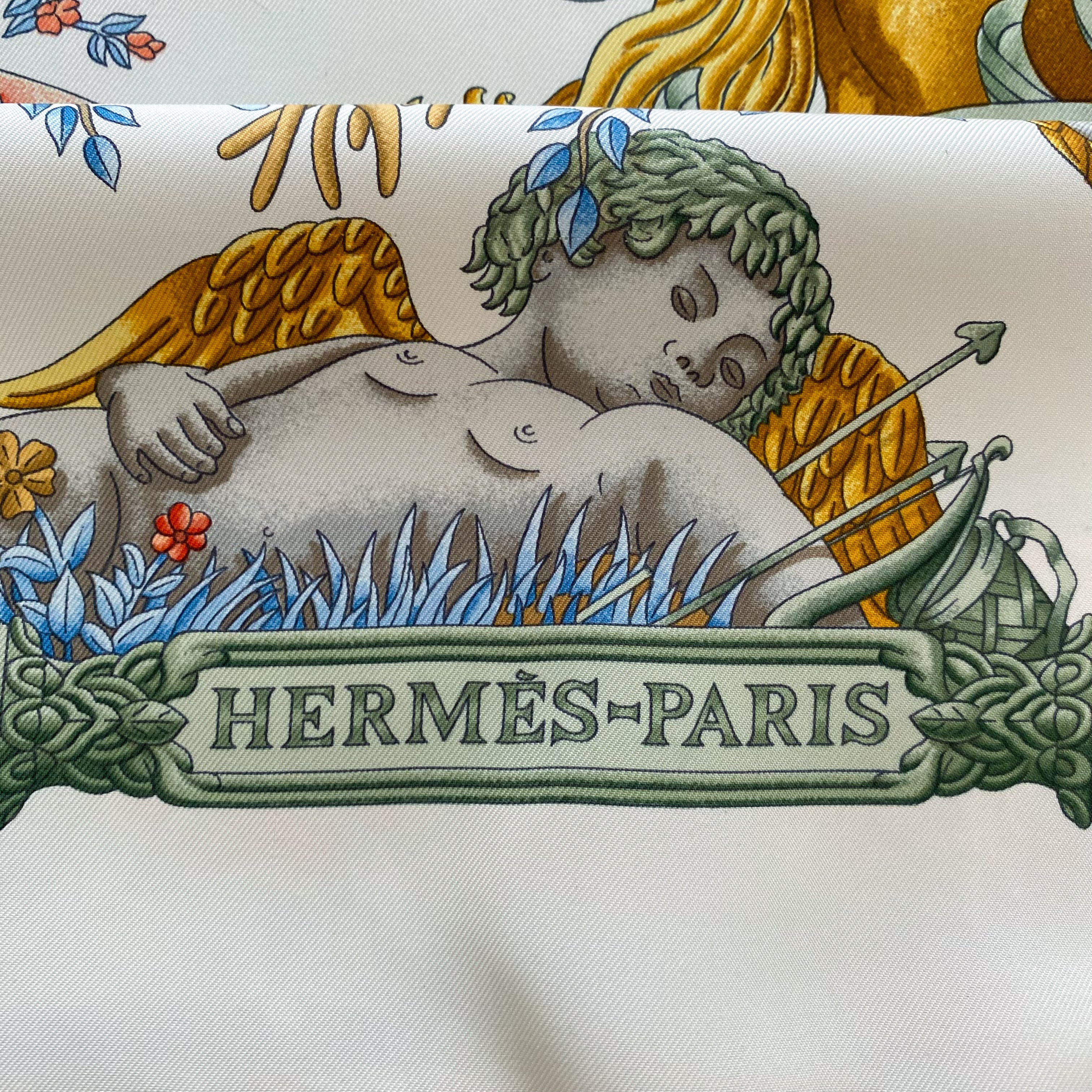 Hermès Le Matin Neuf Silk Scarf