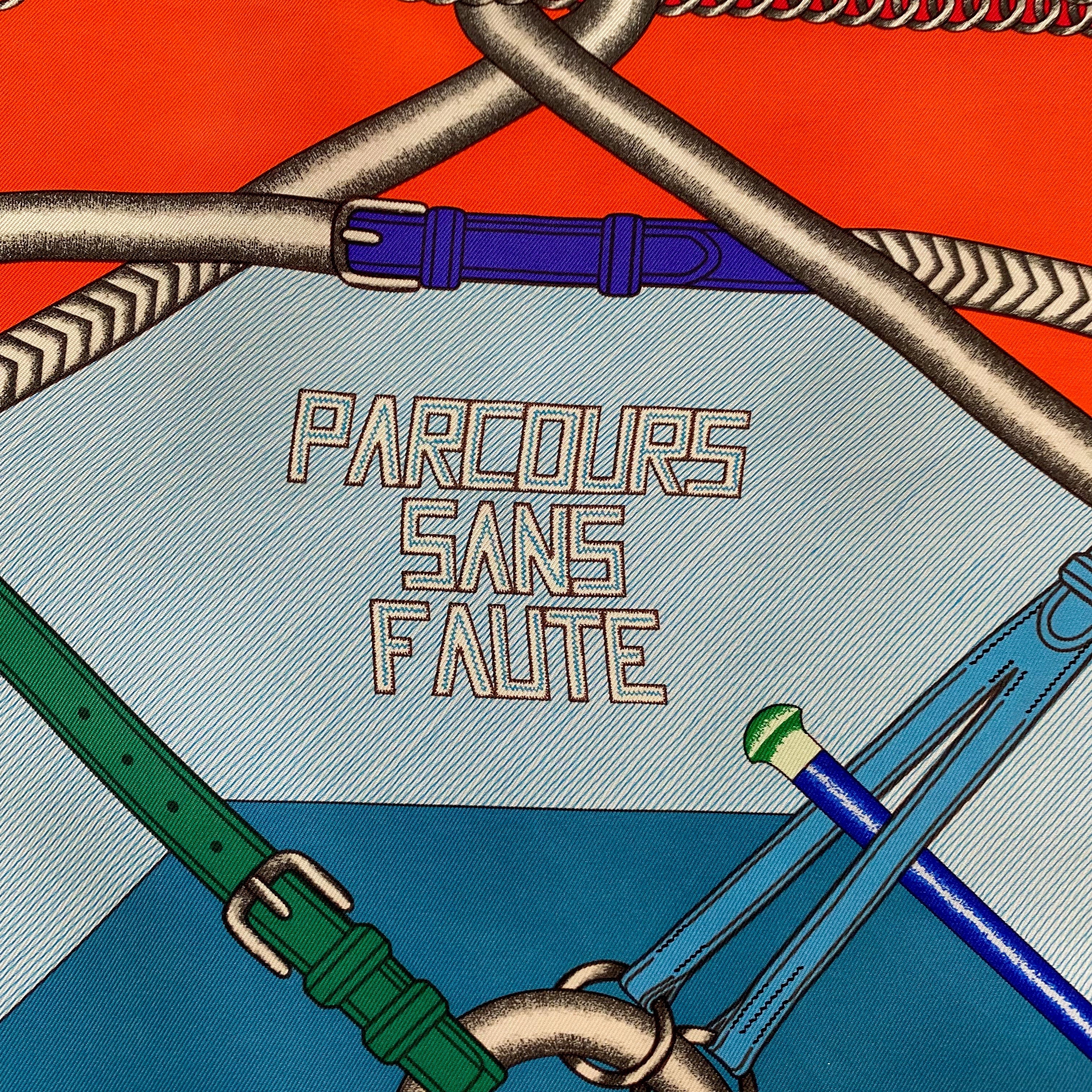 Hermès Parcours Sans Faute 2016 Silk Scarf