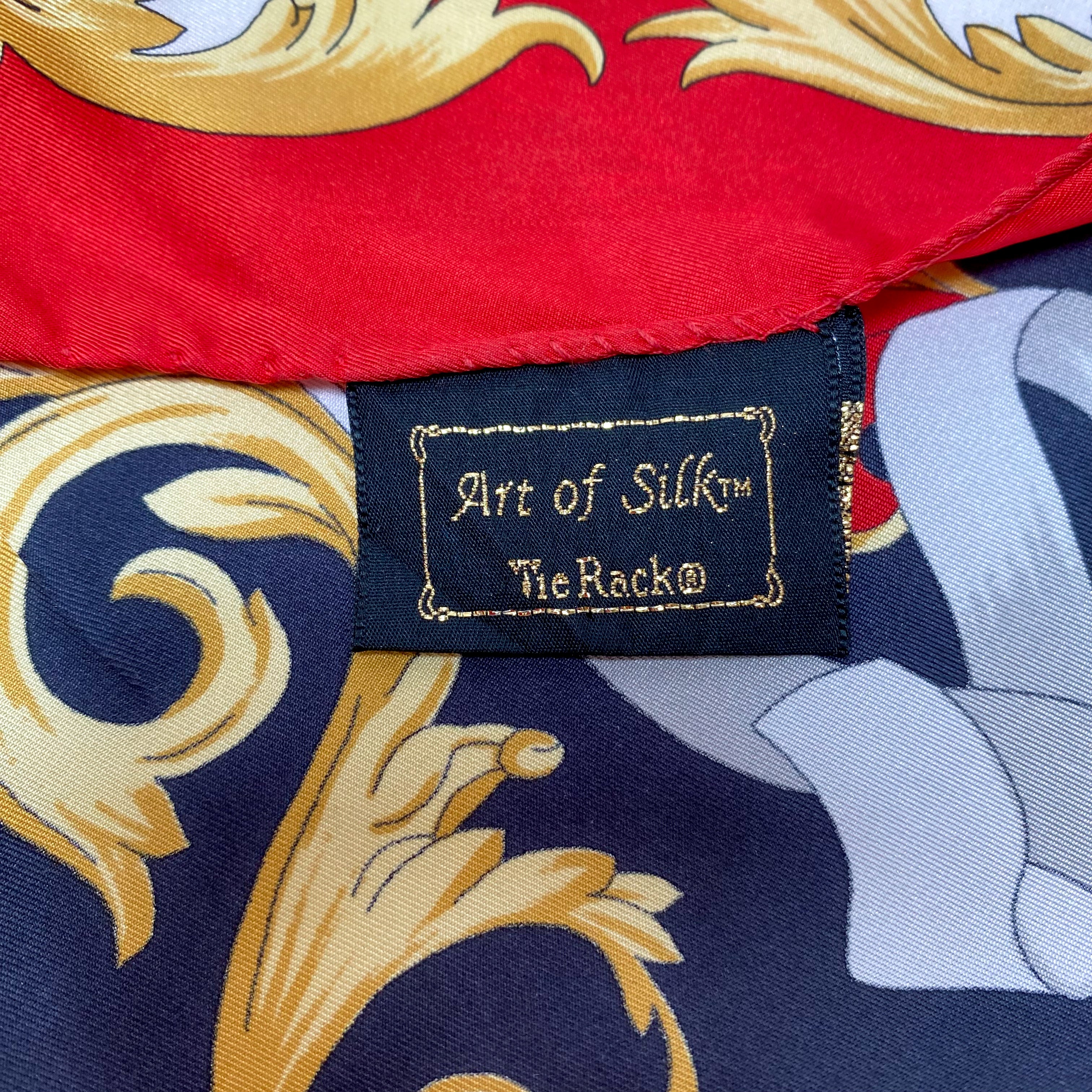 Vintage Traditional Silk Scarf