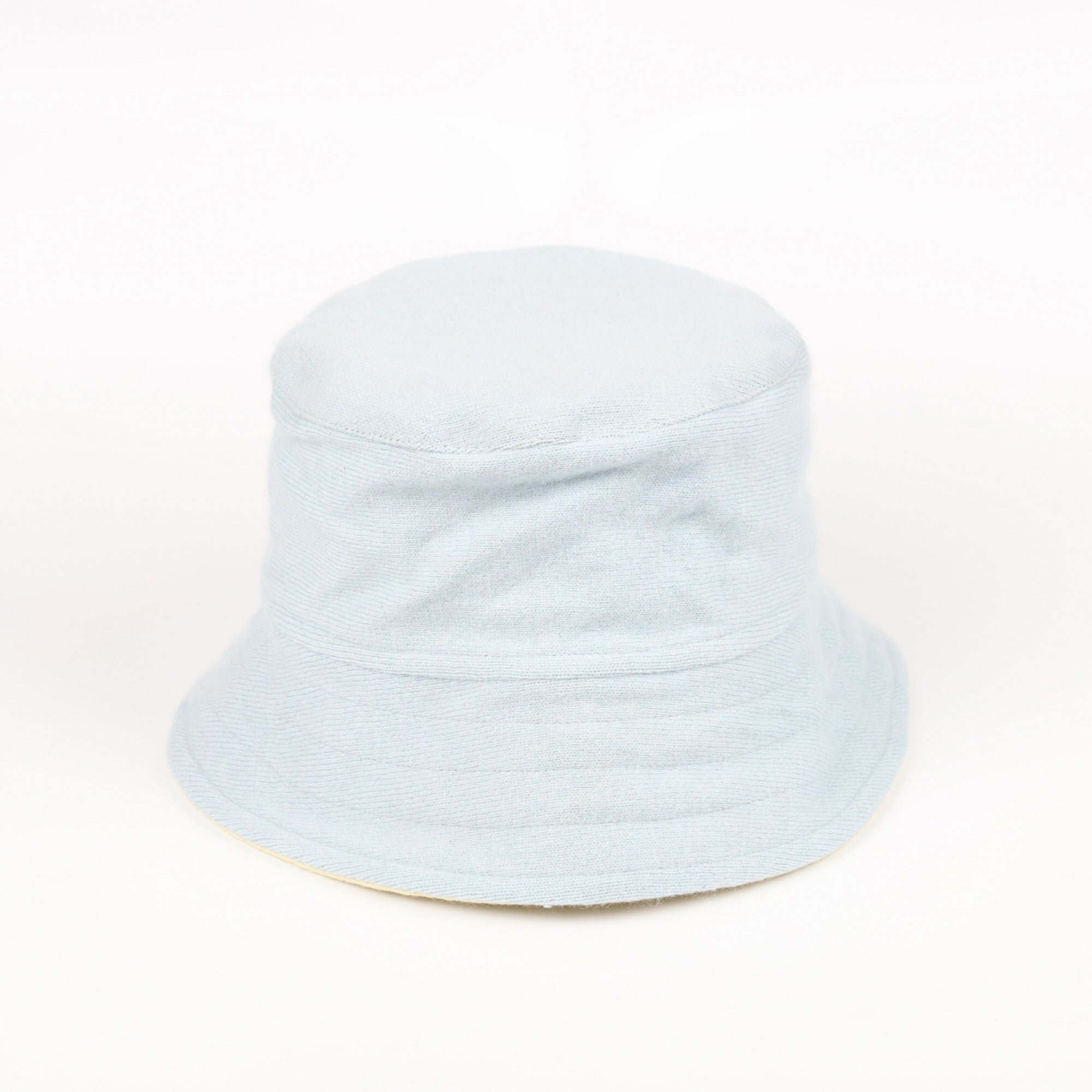 Sky Blue Reversible Cashmere Bucket Hat Small