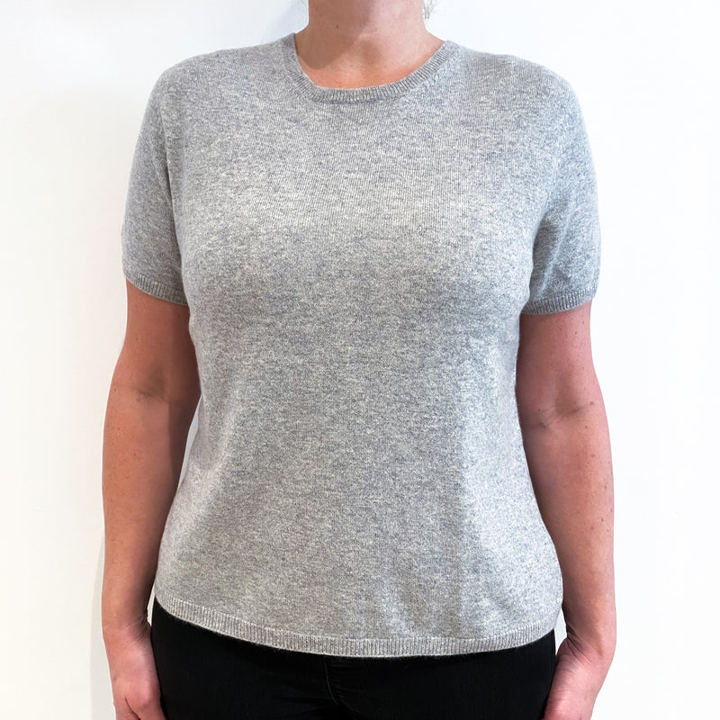 Grey short cheap sleeve jumper