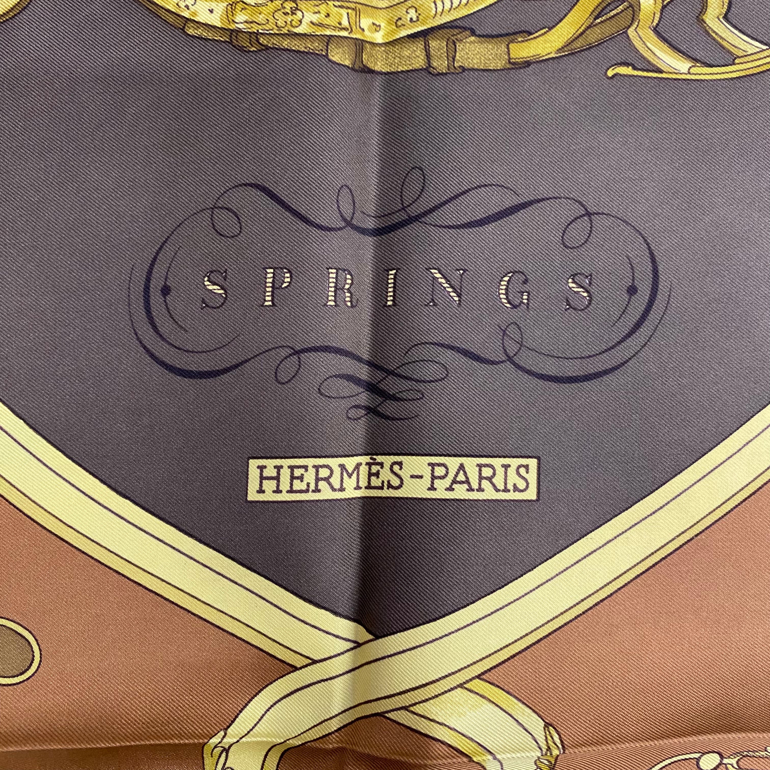 Hermès Springs Silk Scarf