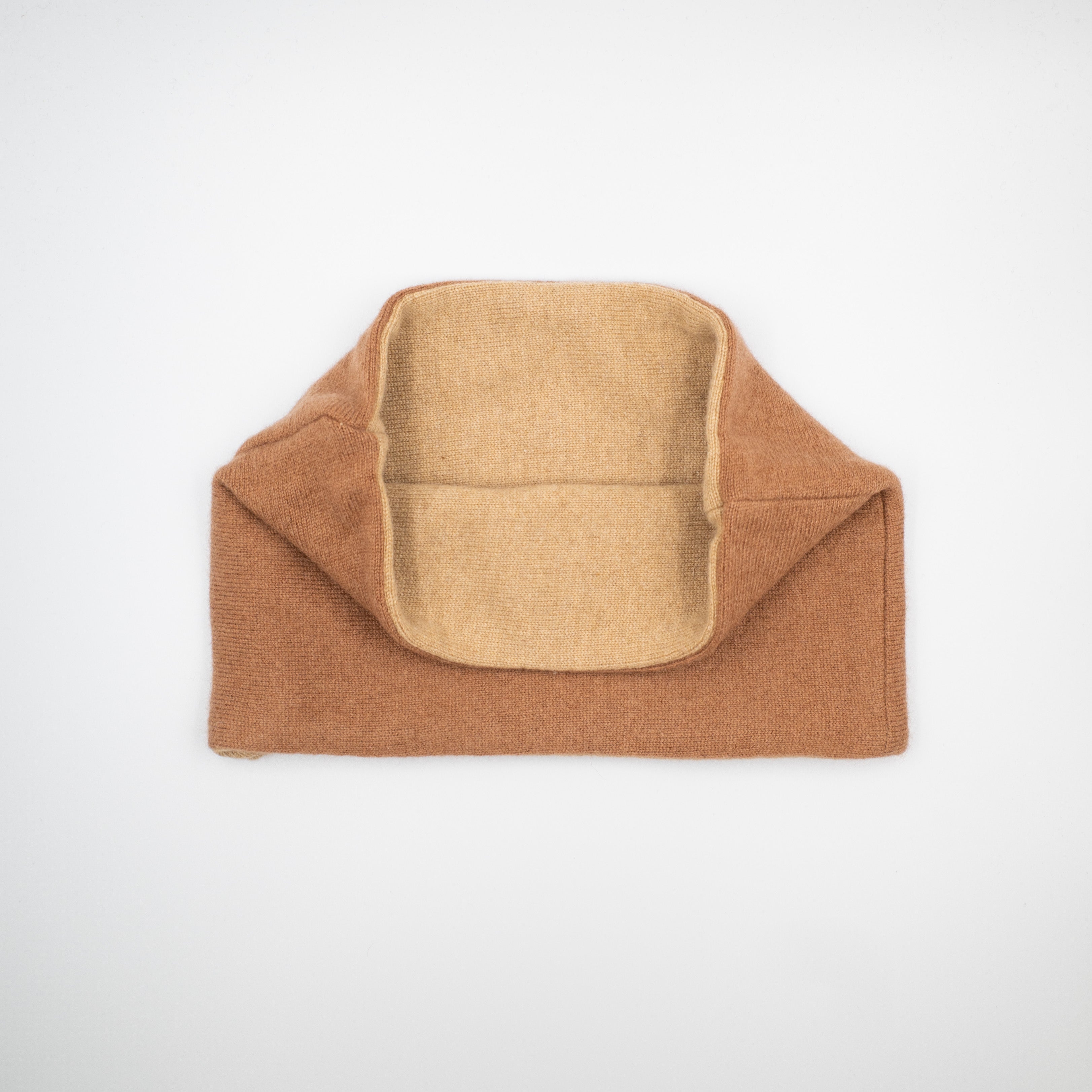 Men’s Chestnut and Fawn Brown Neck Warmer