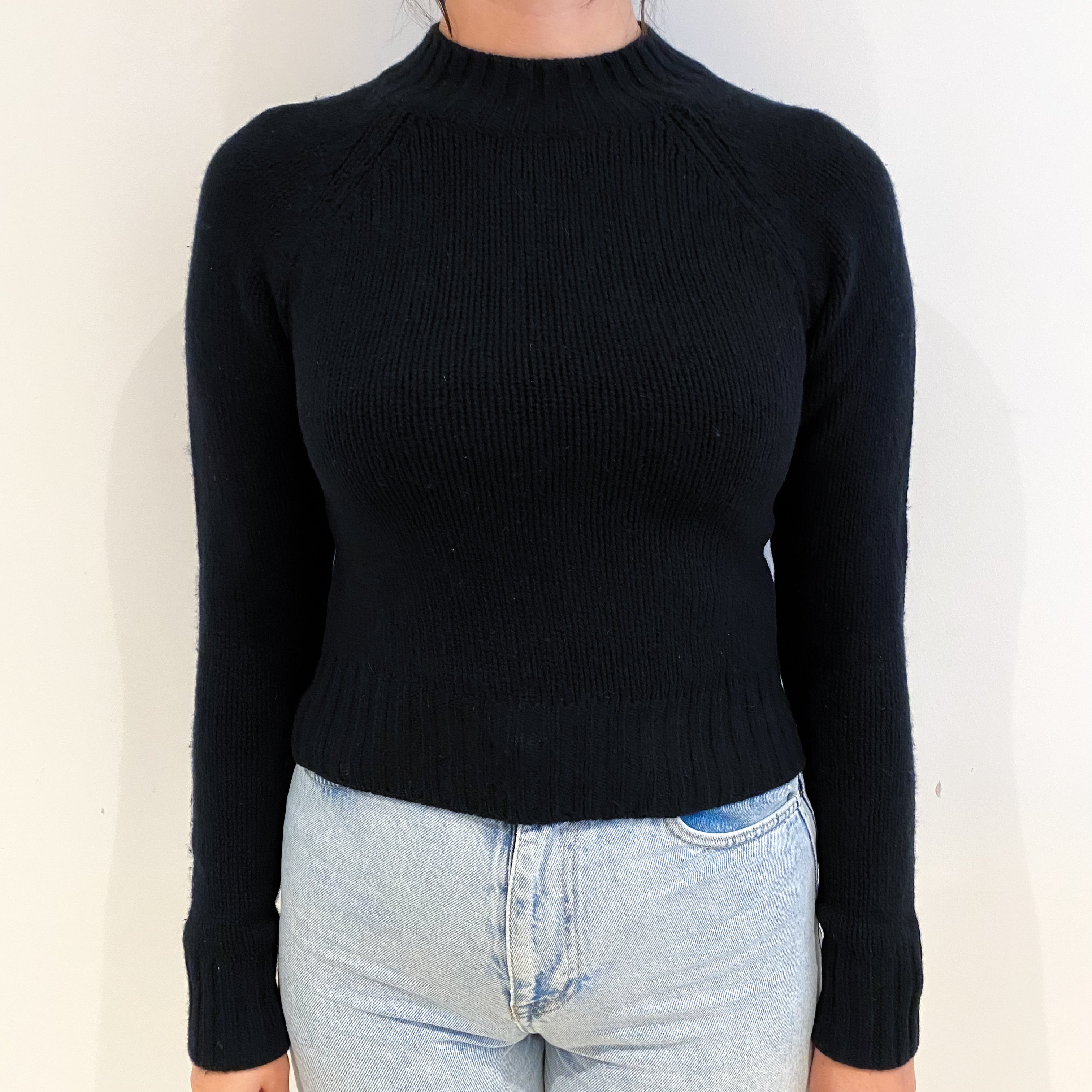 Vince Black Cashmere Turtle Neck Jumper Small