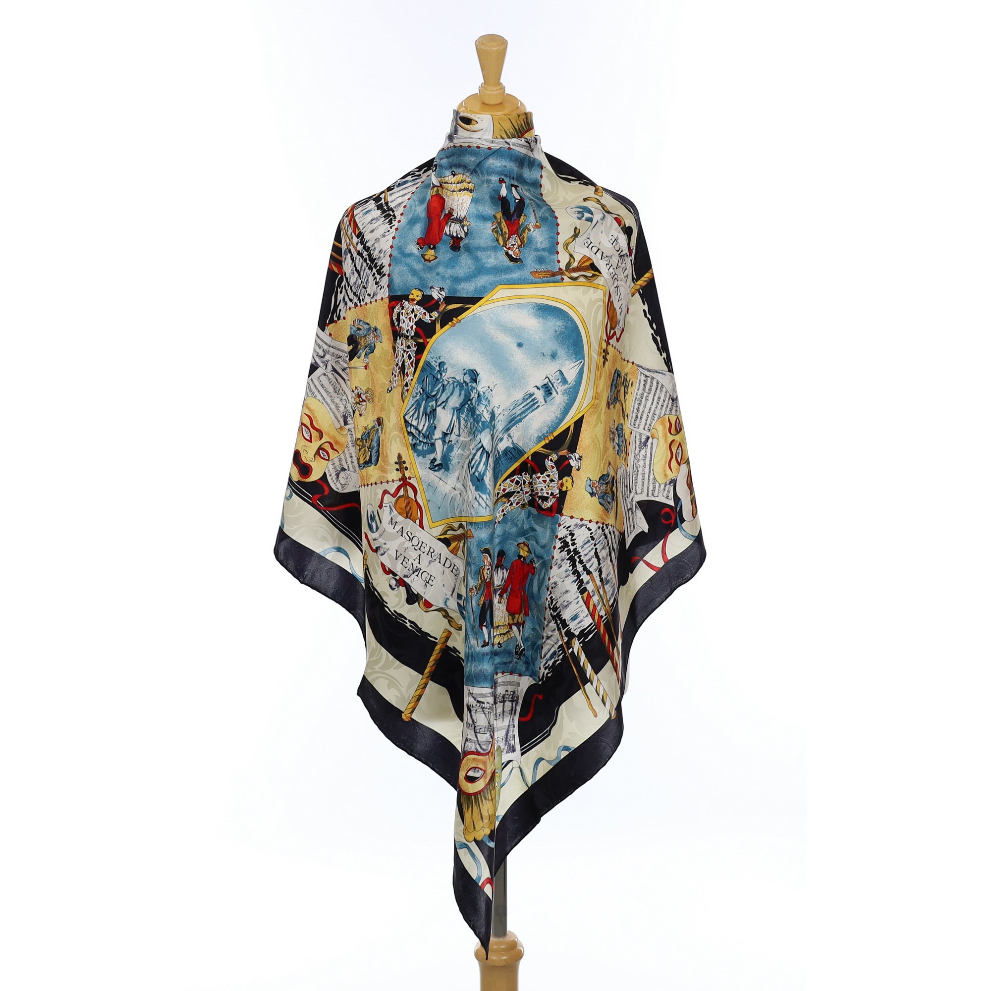 Immaculate Venice Masquerade Silk Scarf