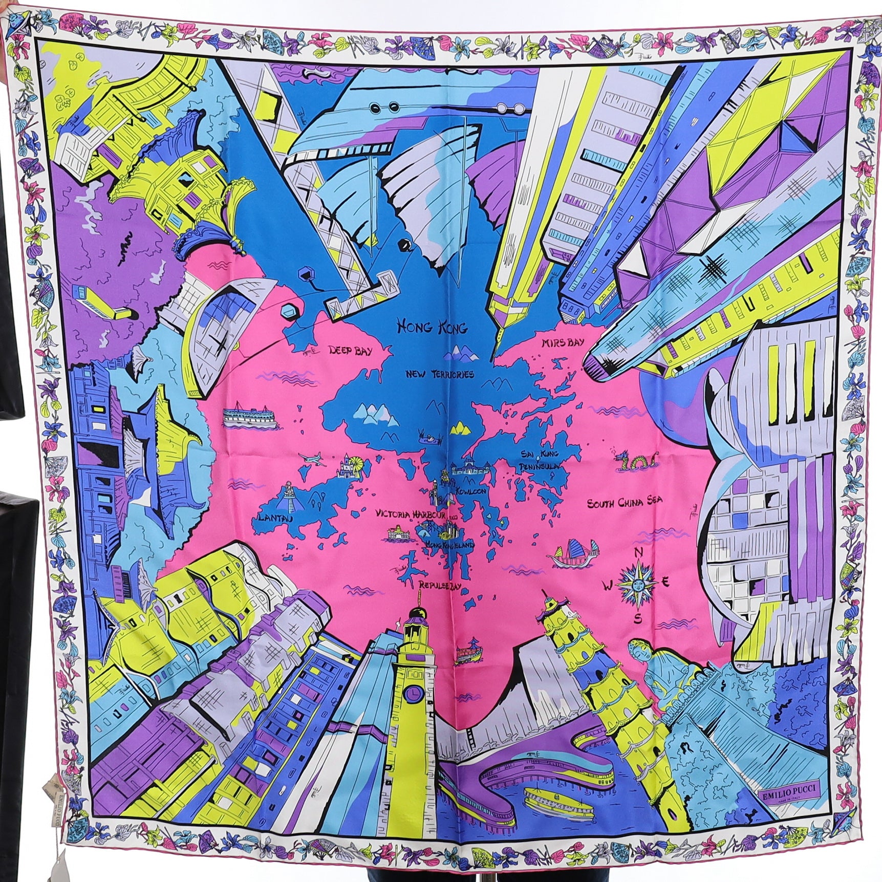 Brand New Boxed Emilio Pucci Silk Scarf