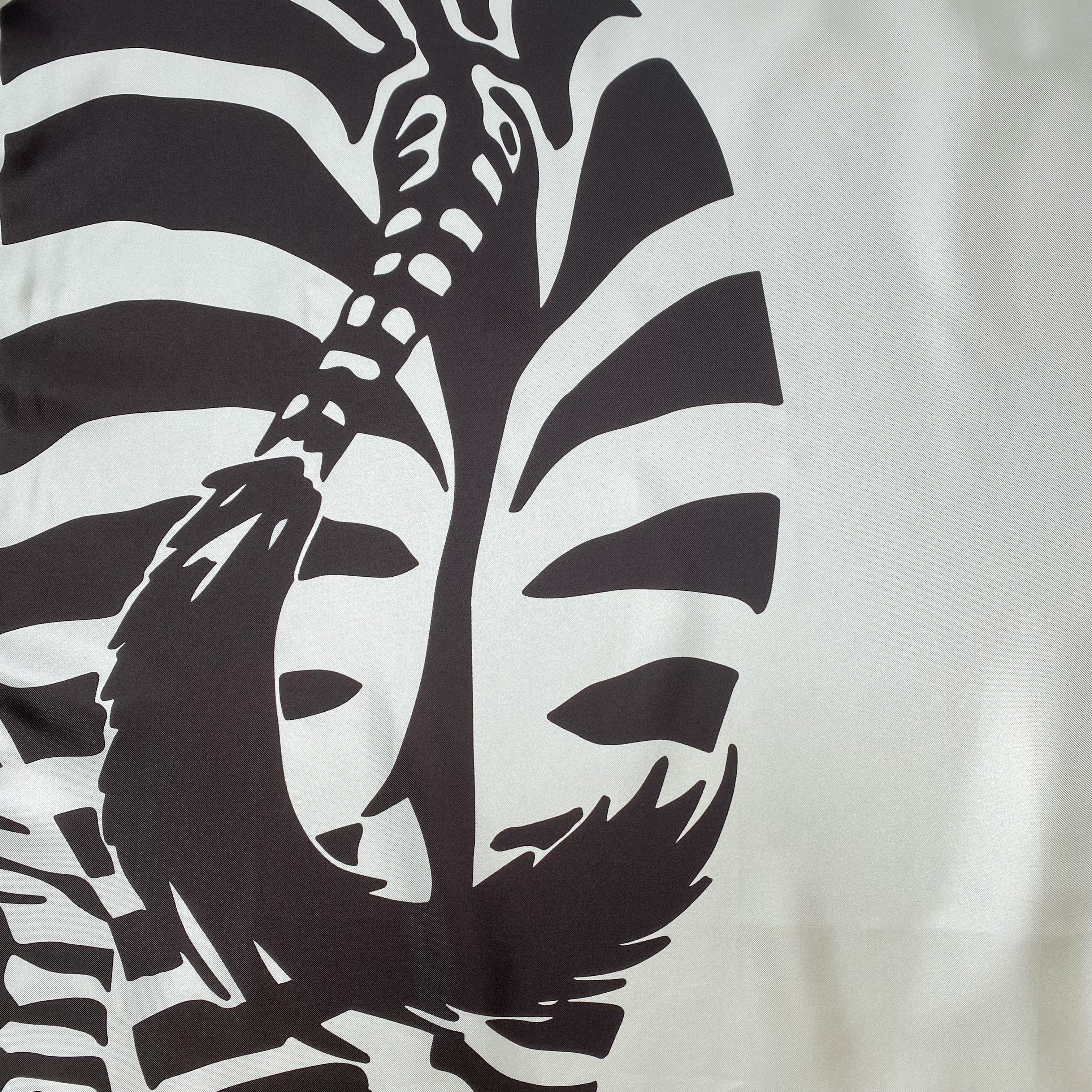 Brand New Bottega Veneta Zebra Silk Scarf