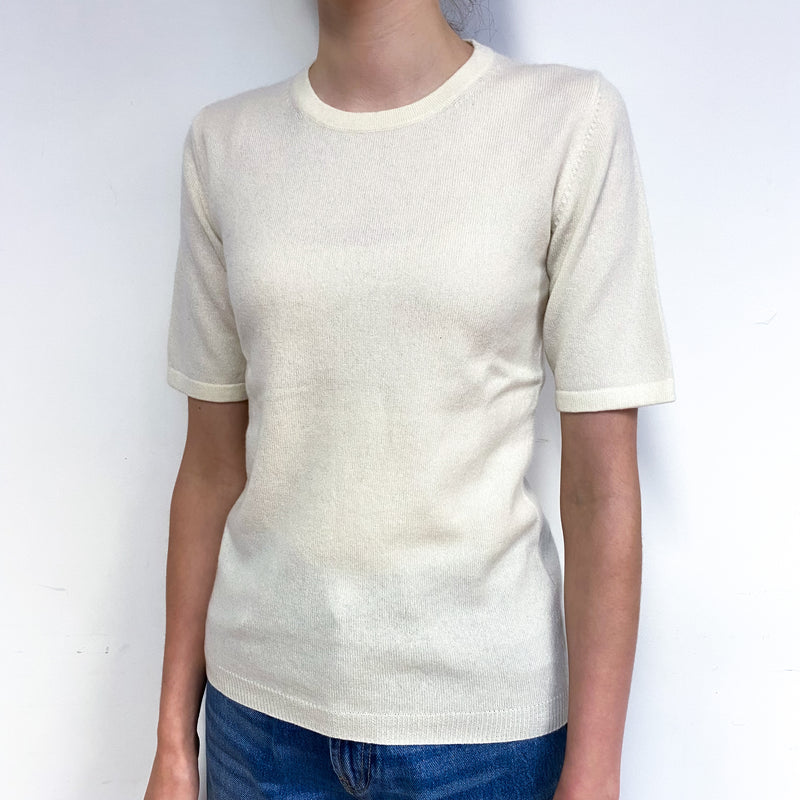 Short hot sale cream jumper