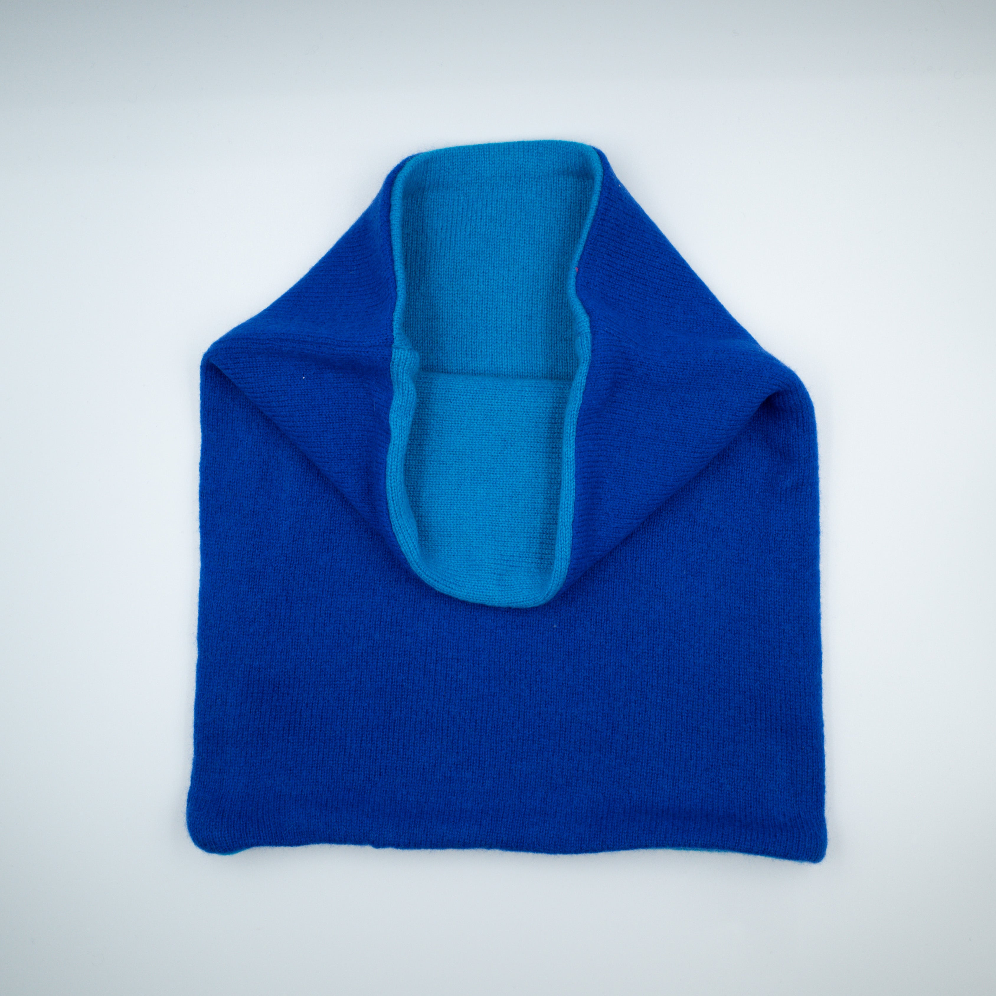 Admiral Blue and Turquoise Luxury Double Layered Snood