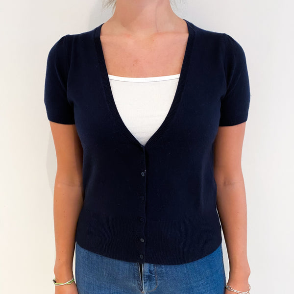 Short sleeve navy blue on sale cardigan