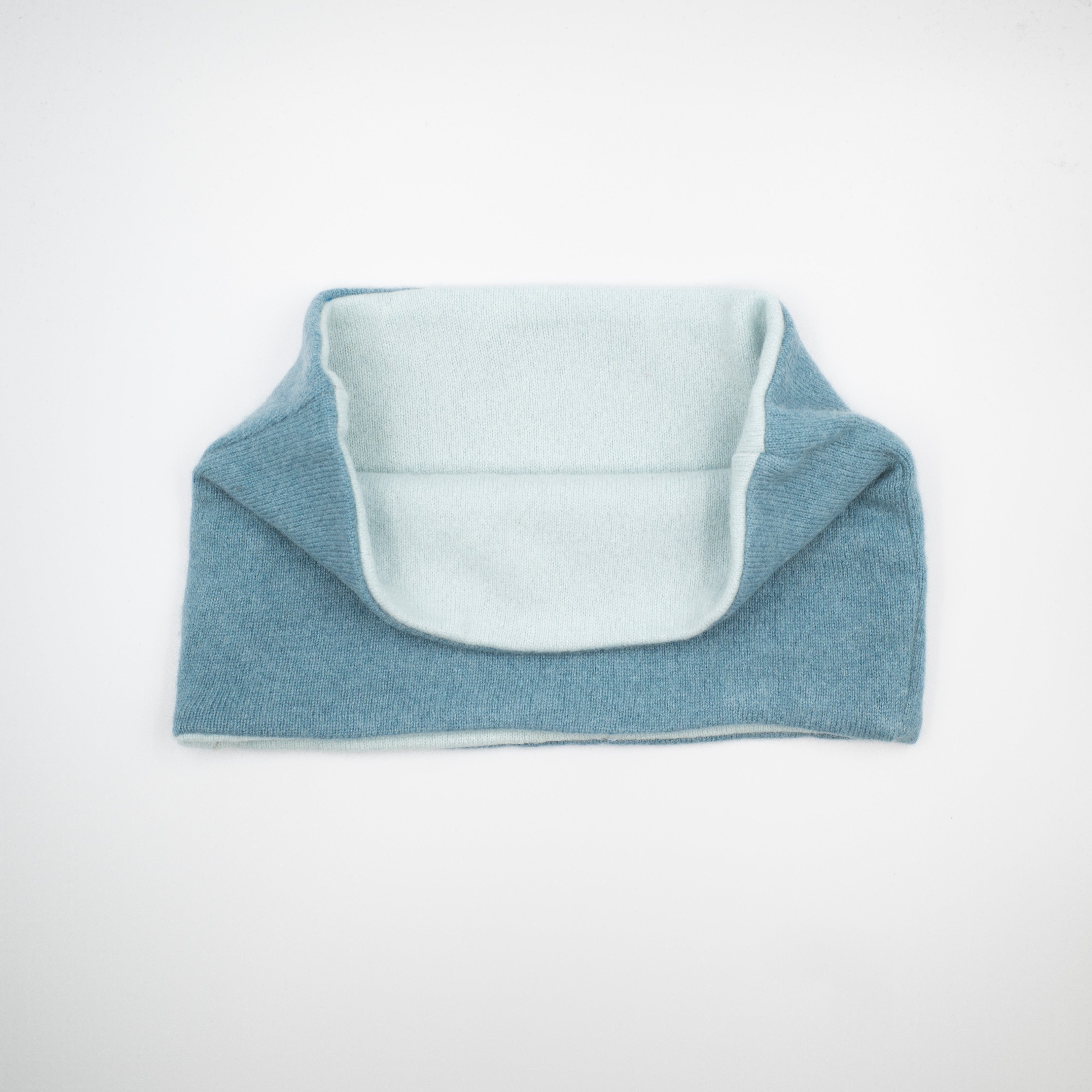 Men’s Deep Duck Egg and Ice Blue Neck Warmer – NEARLY NEW CASHMERE CO.