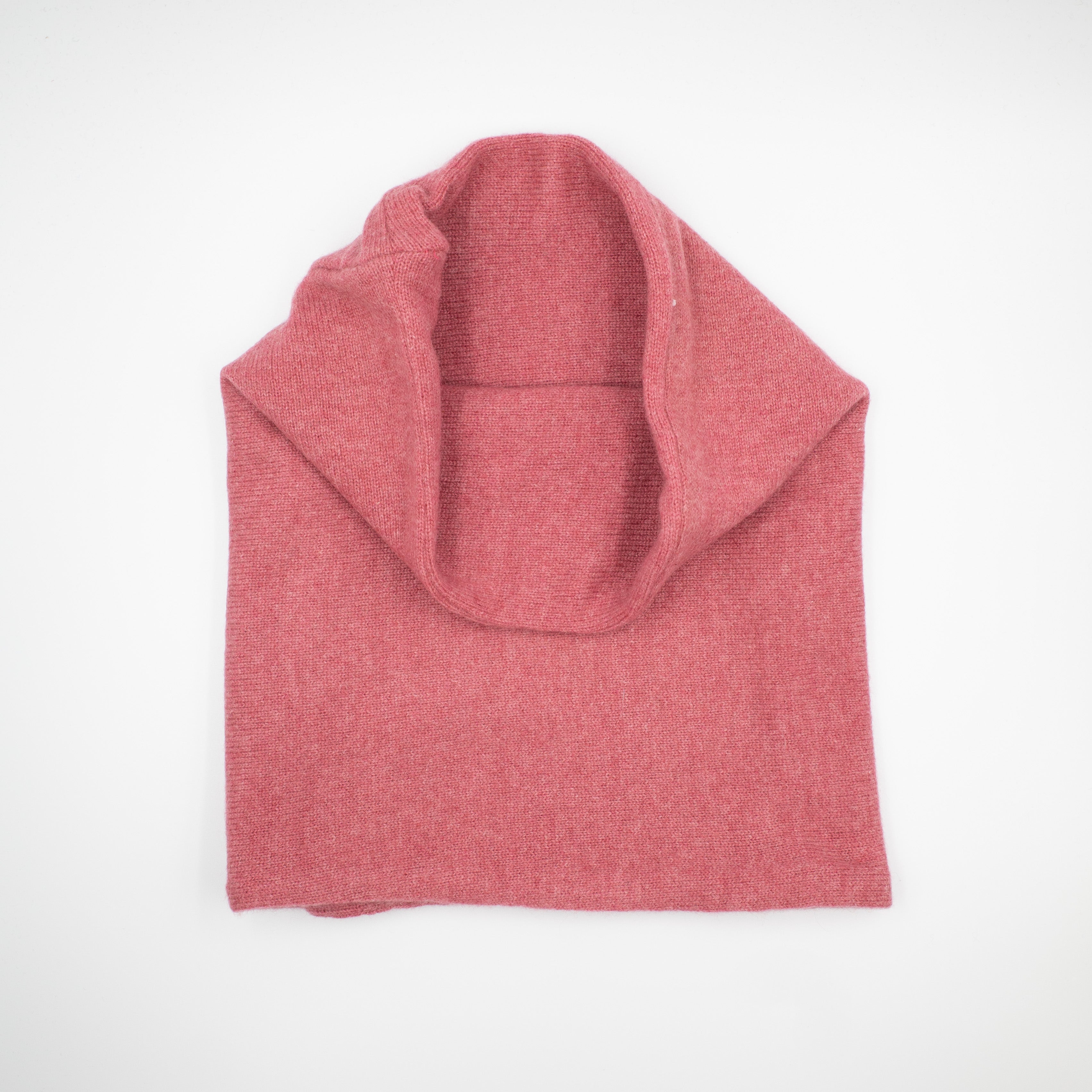 Dusky Rose Pink Luxury Double Layered Snood