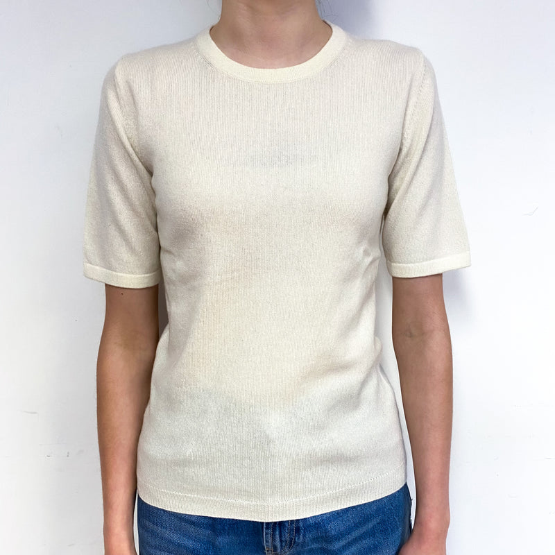 Short hot sale cream jumper