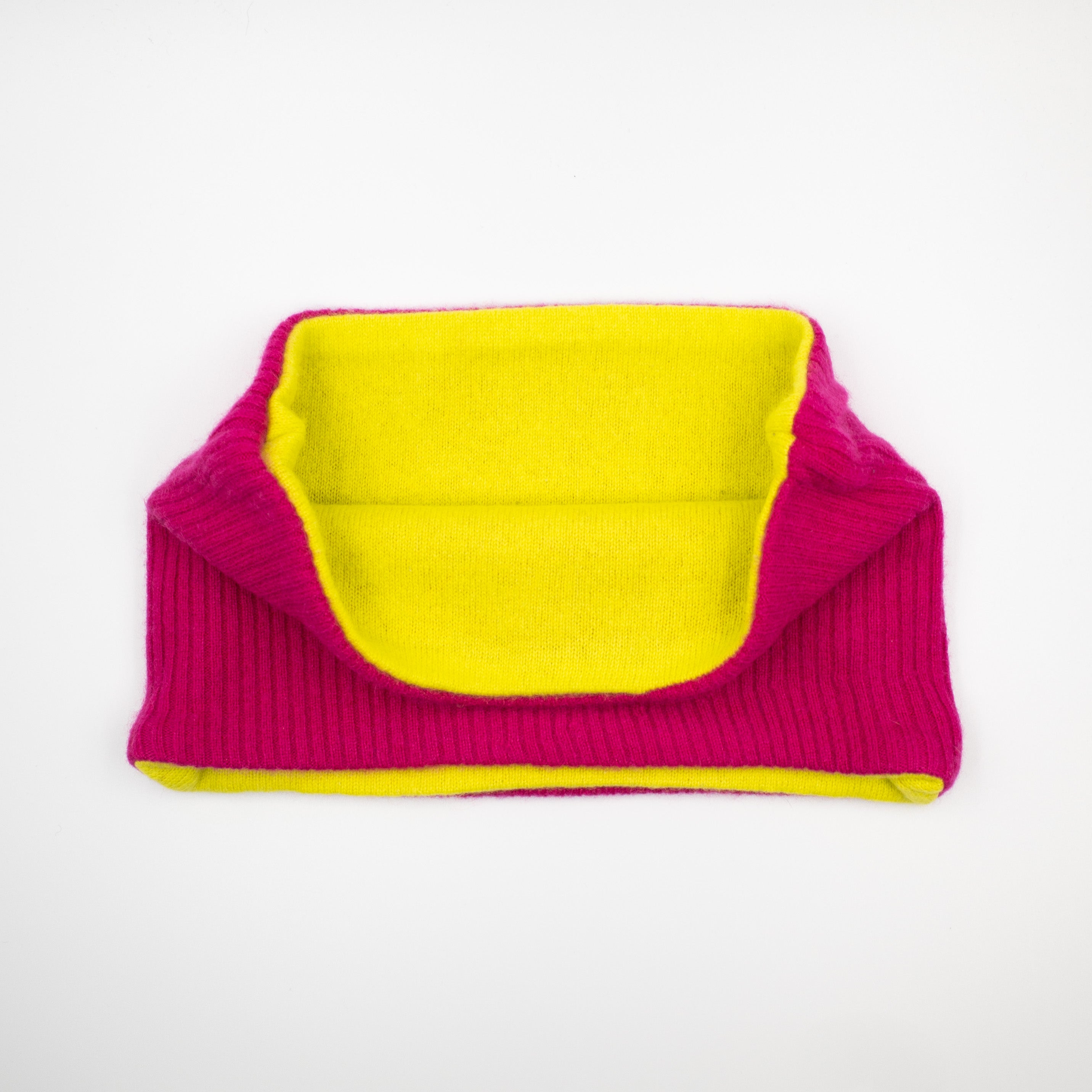 Hot Pink and Yellow Neck Warmer