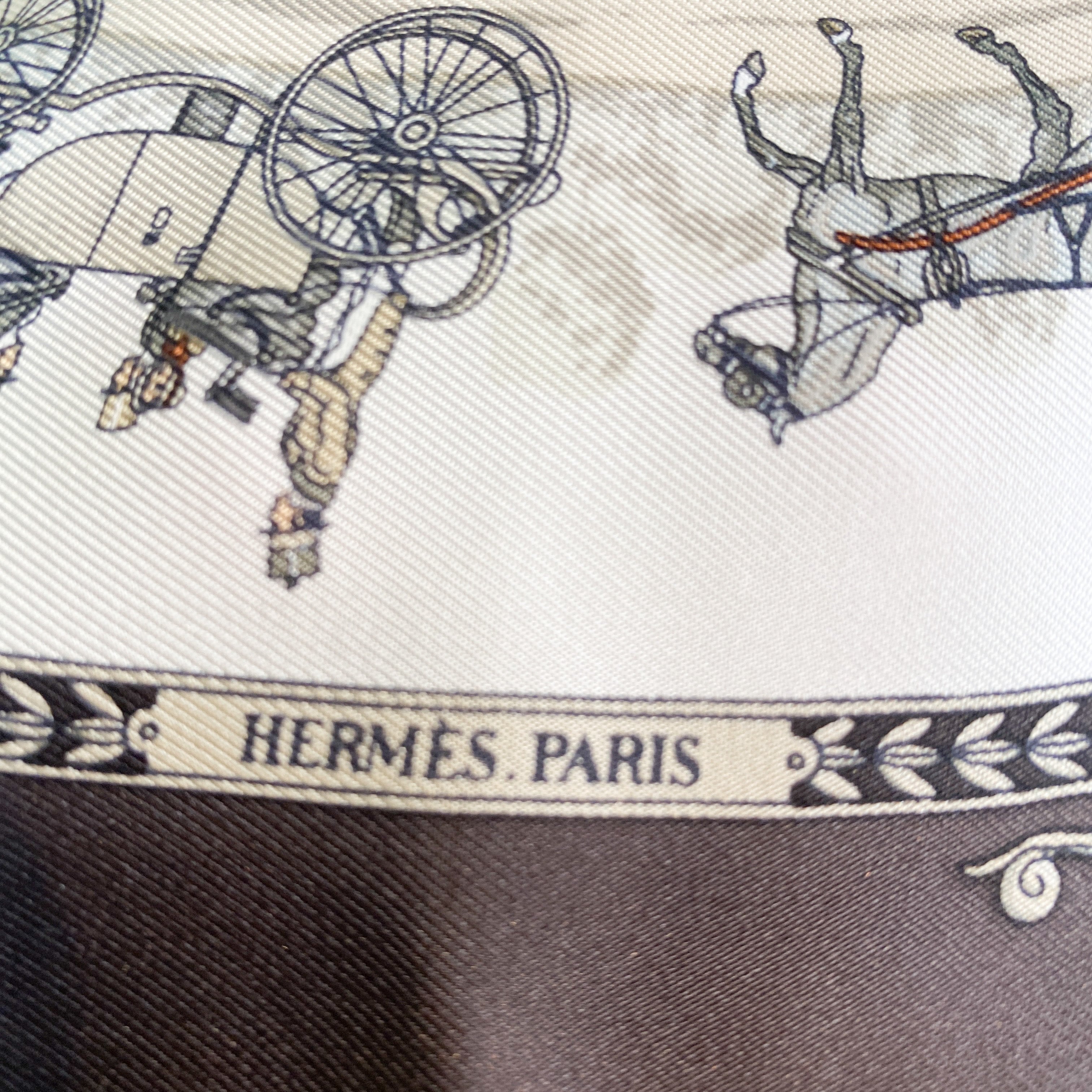 Unworn Boxed Hermes Carre 45 cm Silk Scarf