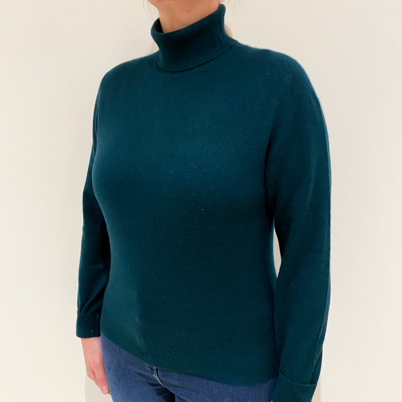 Bottle green cashmere on sale jumper