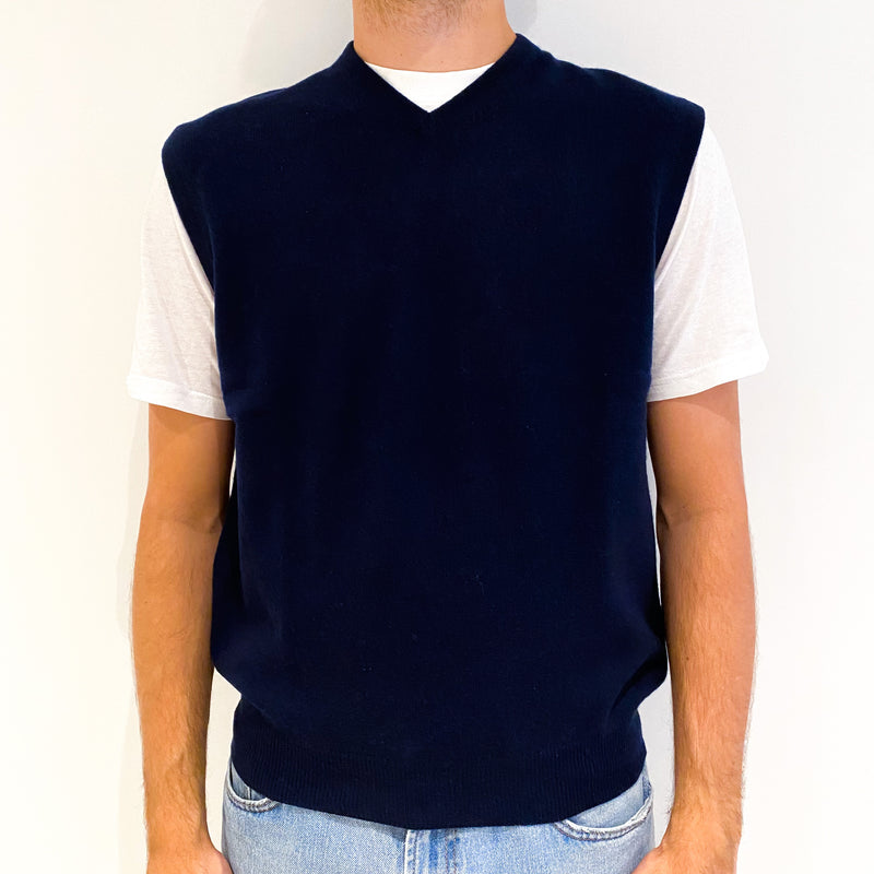 Men's cashmere hotsell sleeveless jumper