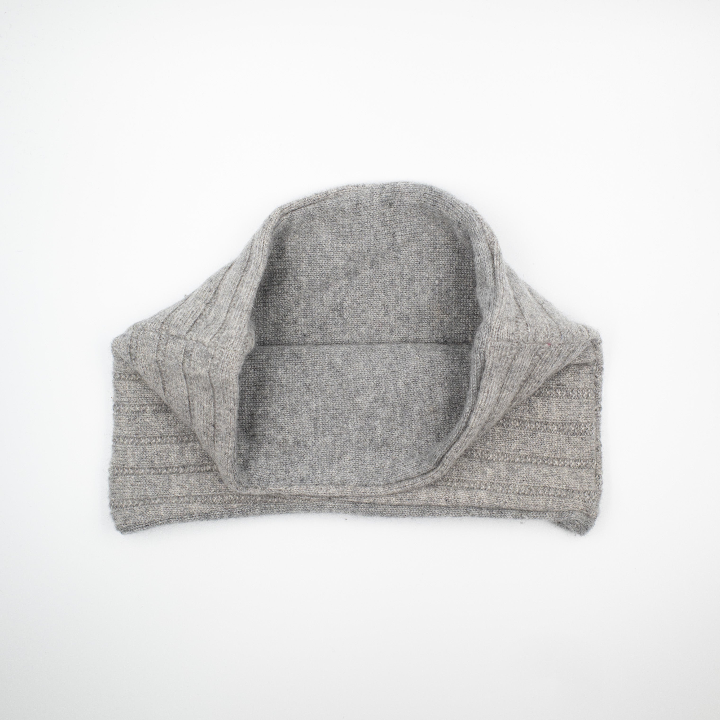 Ash Grey Rib Neck Warmer