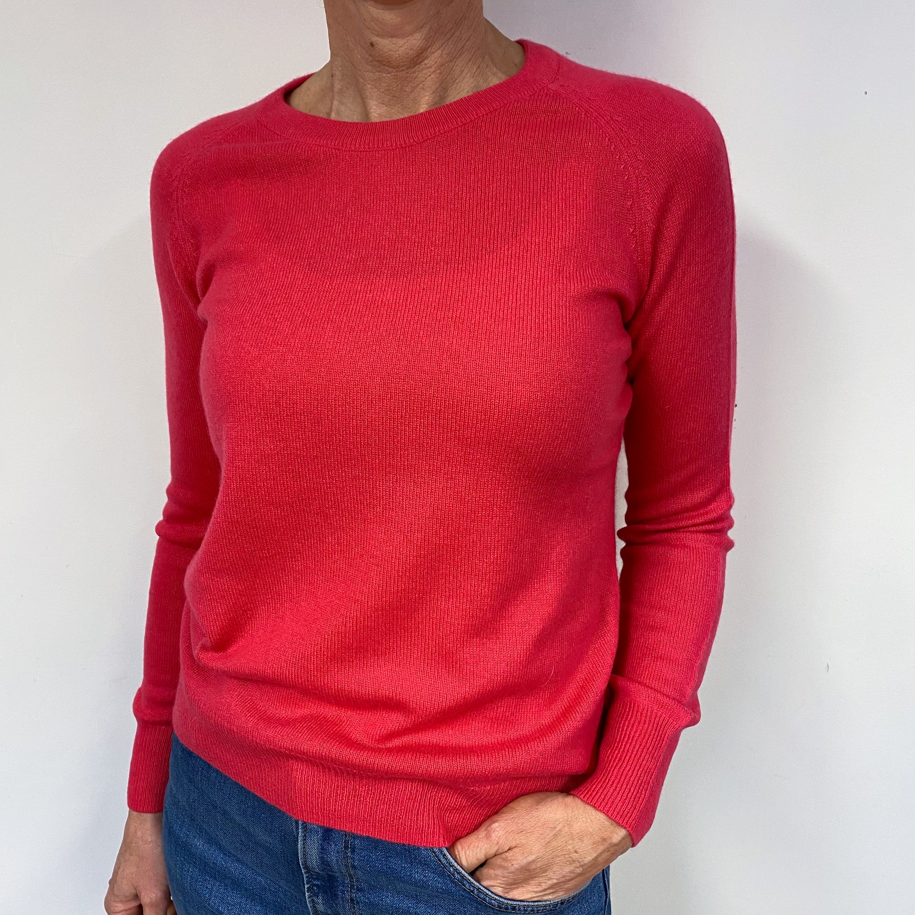 Cranberry Pink Crew Neck Jumper Medium