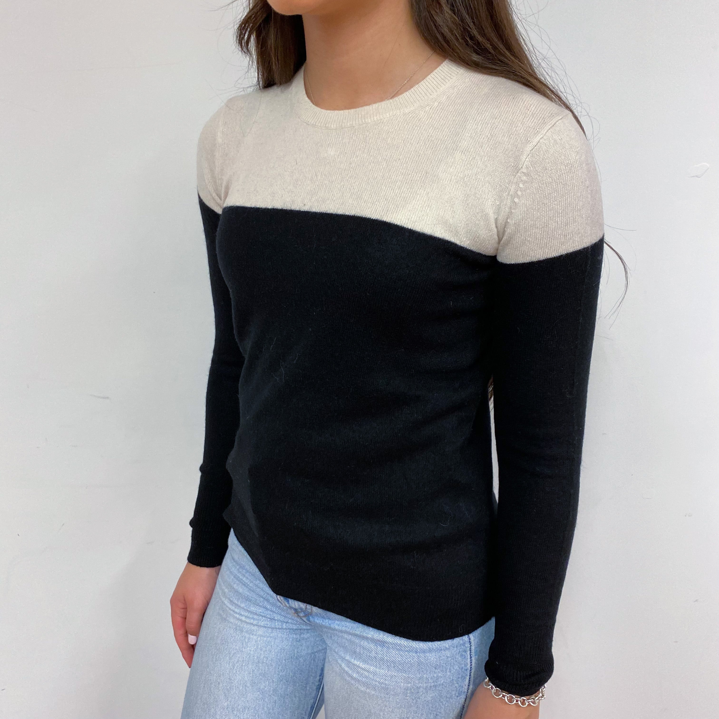 Everlane Colour Block Crew Neck Jumper Extra Small