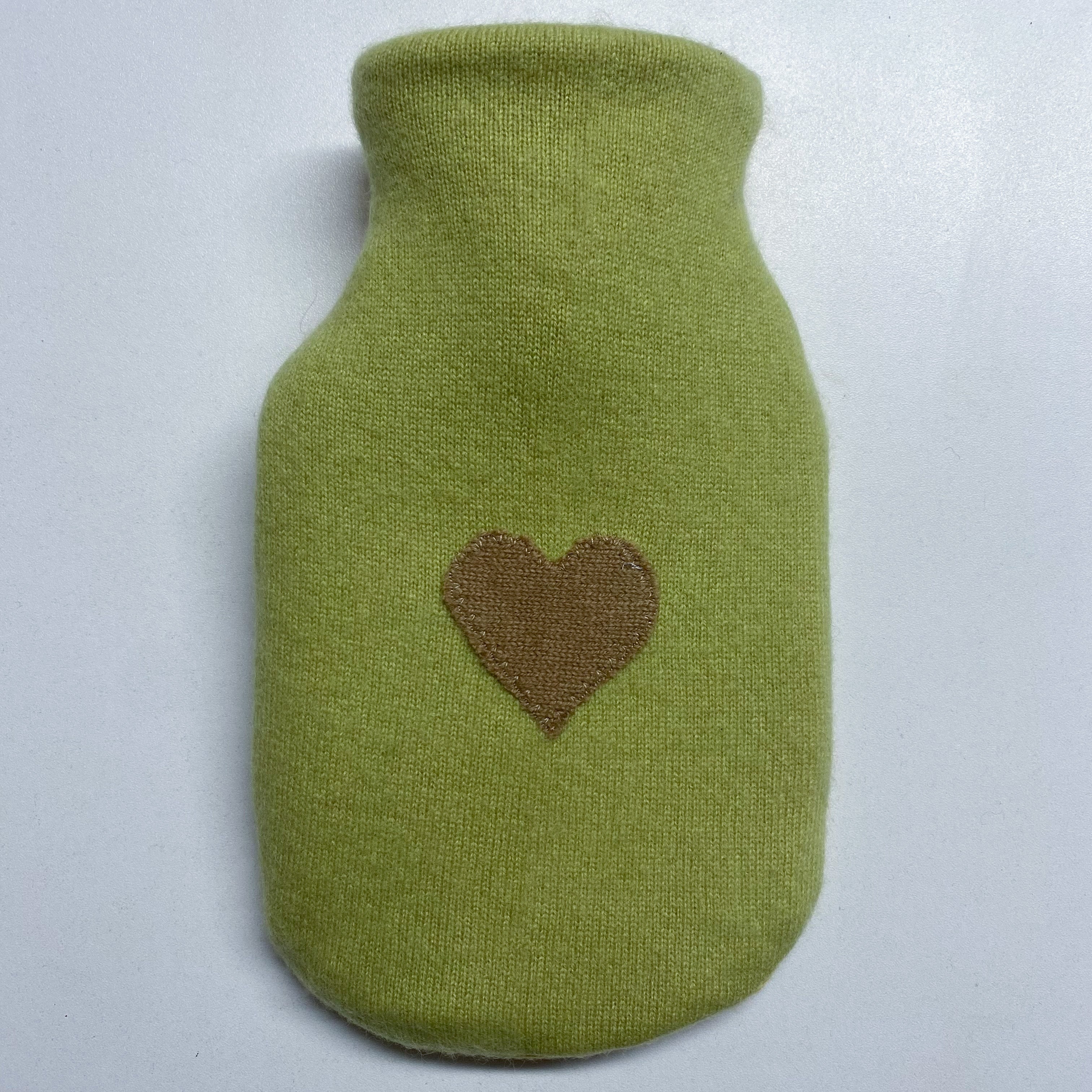 Pistachio Green Cashmere Mini Hot Water Bottle