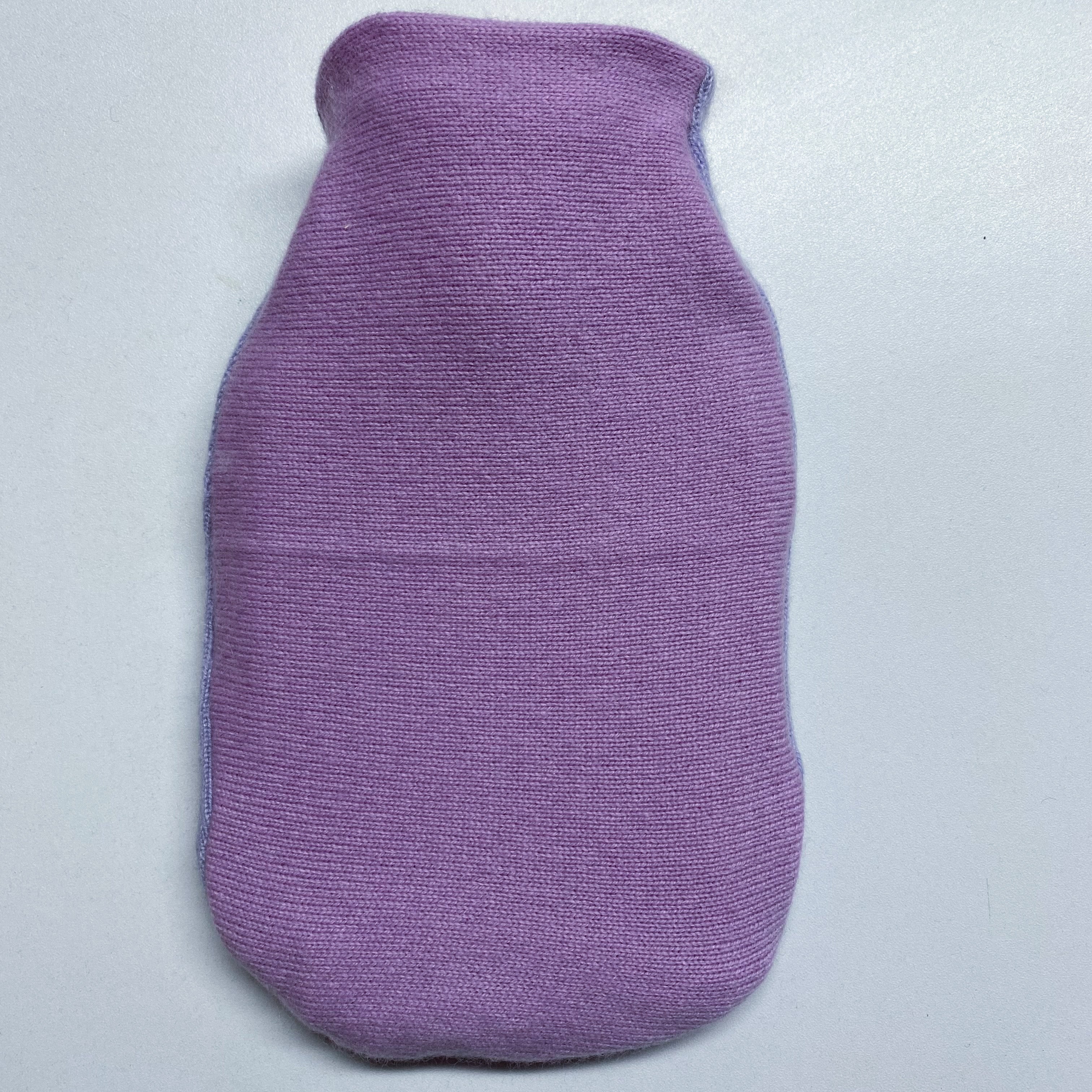 Lilac and Lavender Cashmere Mini Hot Water Bottle