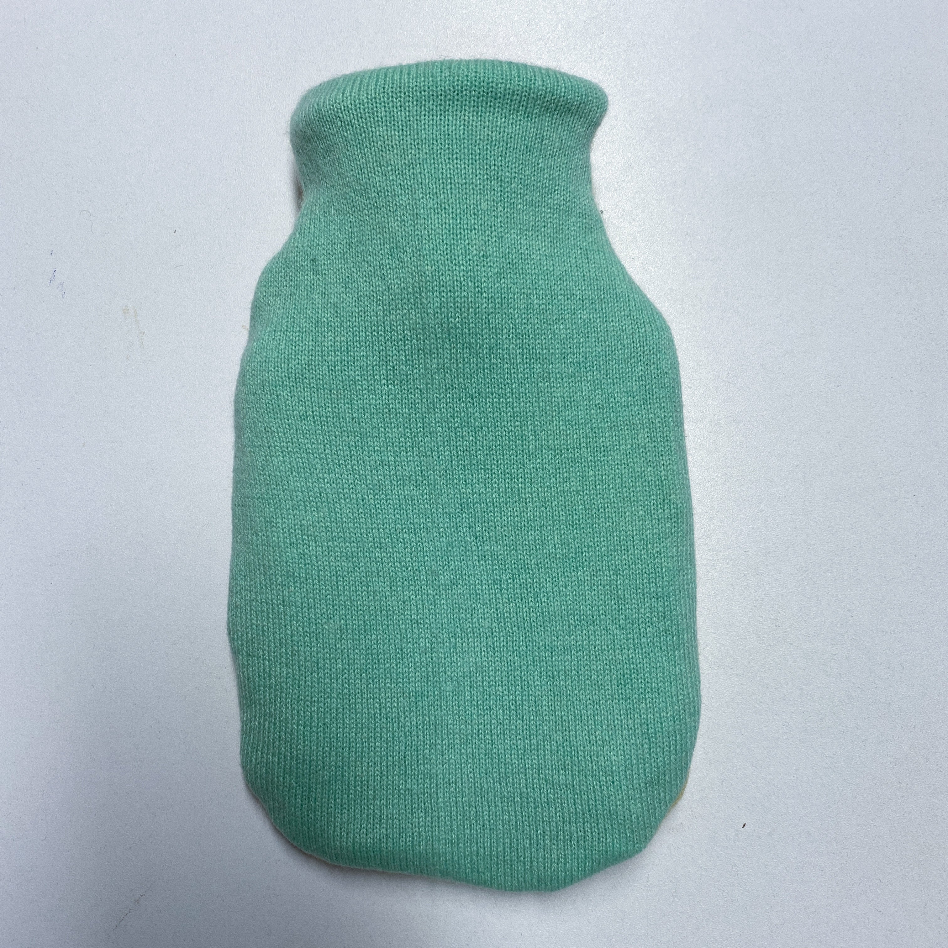 Lemon and Mint Green Cashmere Mini Hot Water Bottle