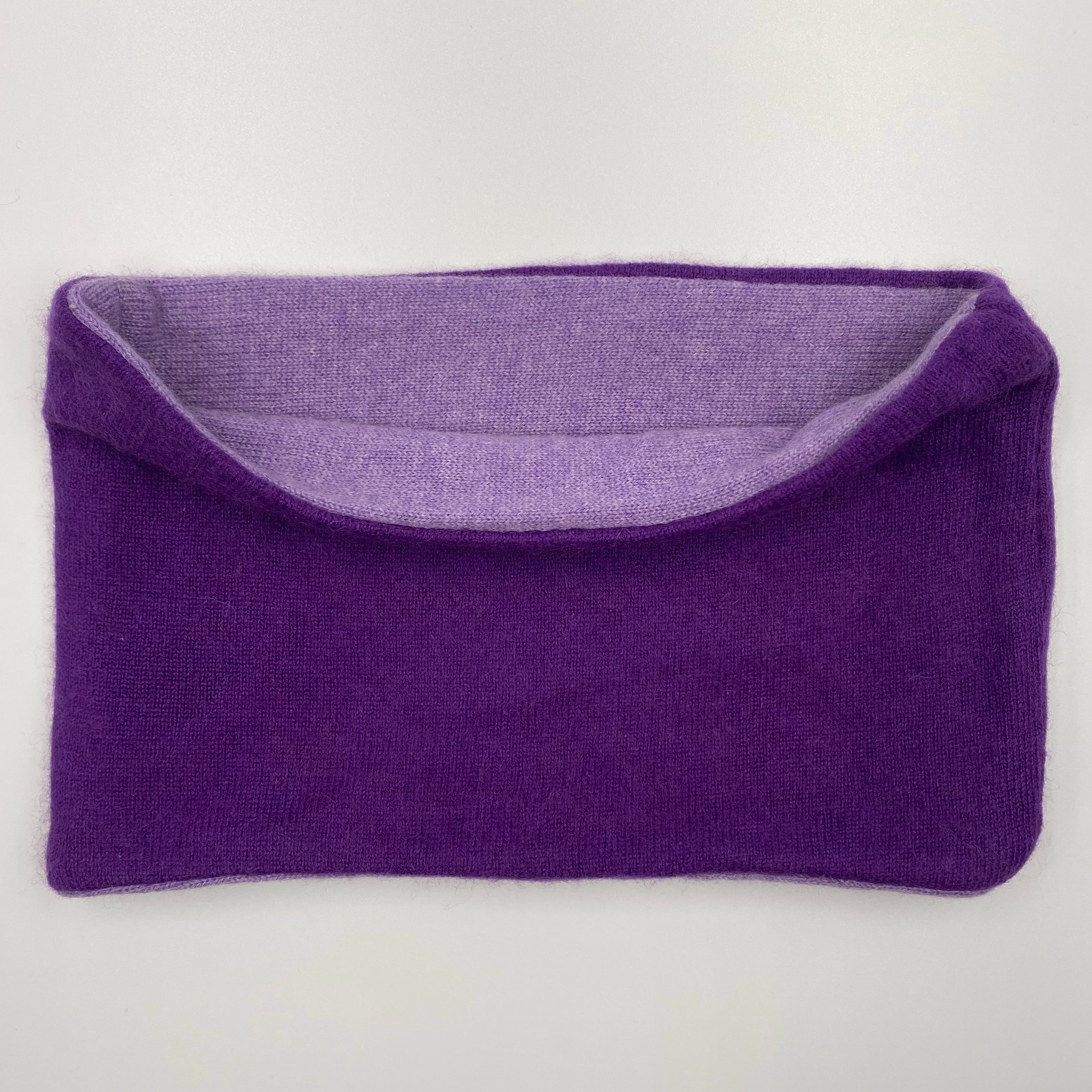 Viola & Lavender Purple Neck Warmer