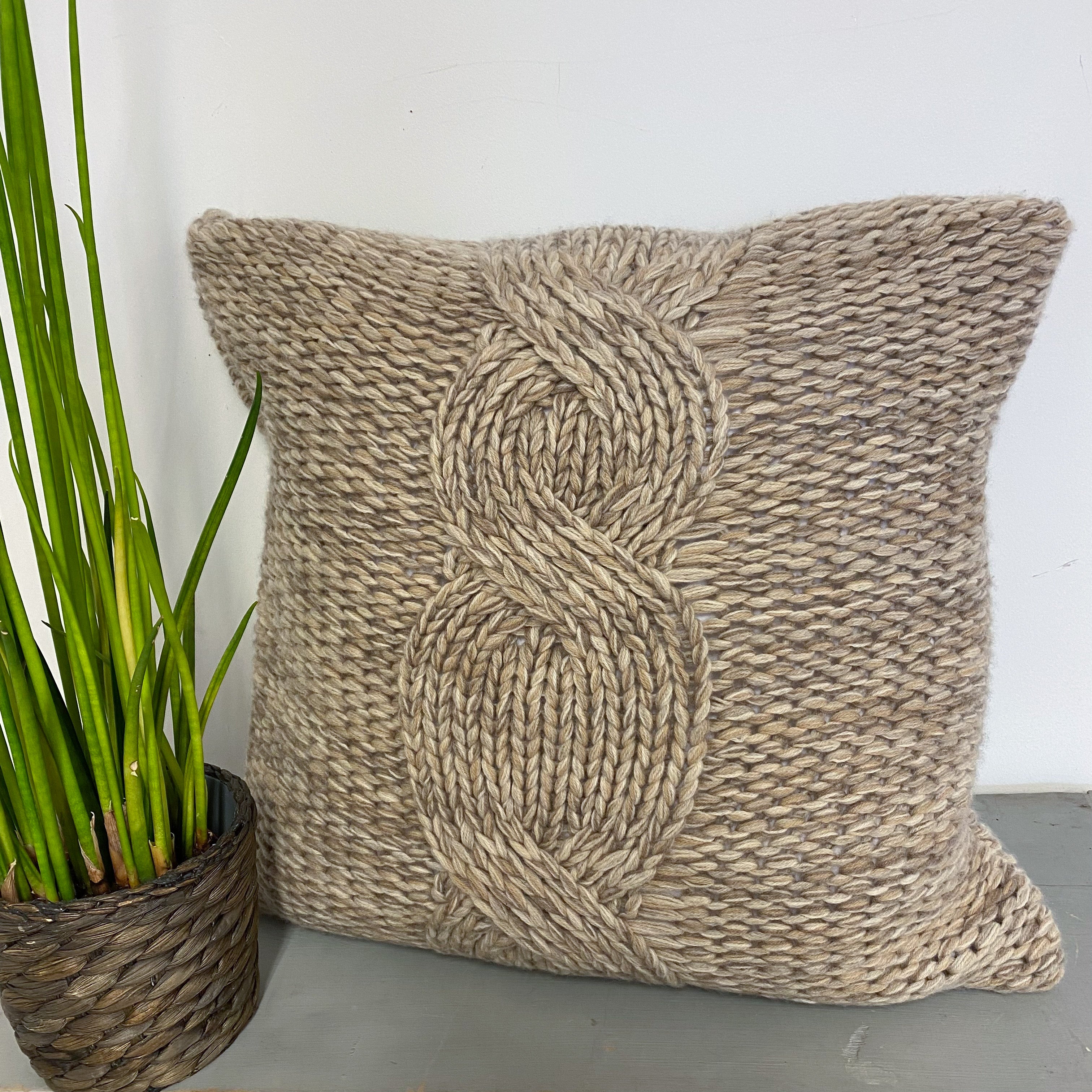 Brand New Scottish Chunky Cashmere Cushion