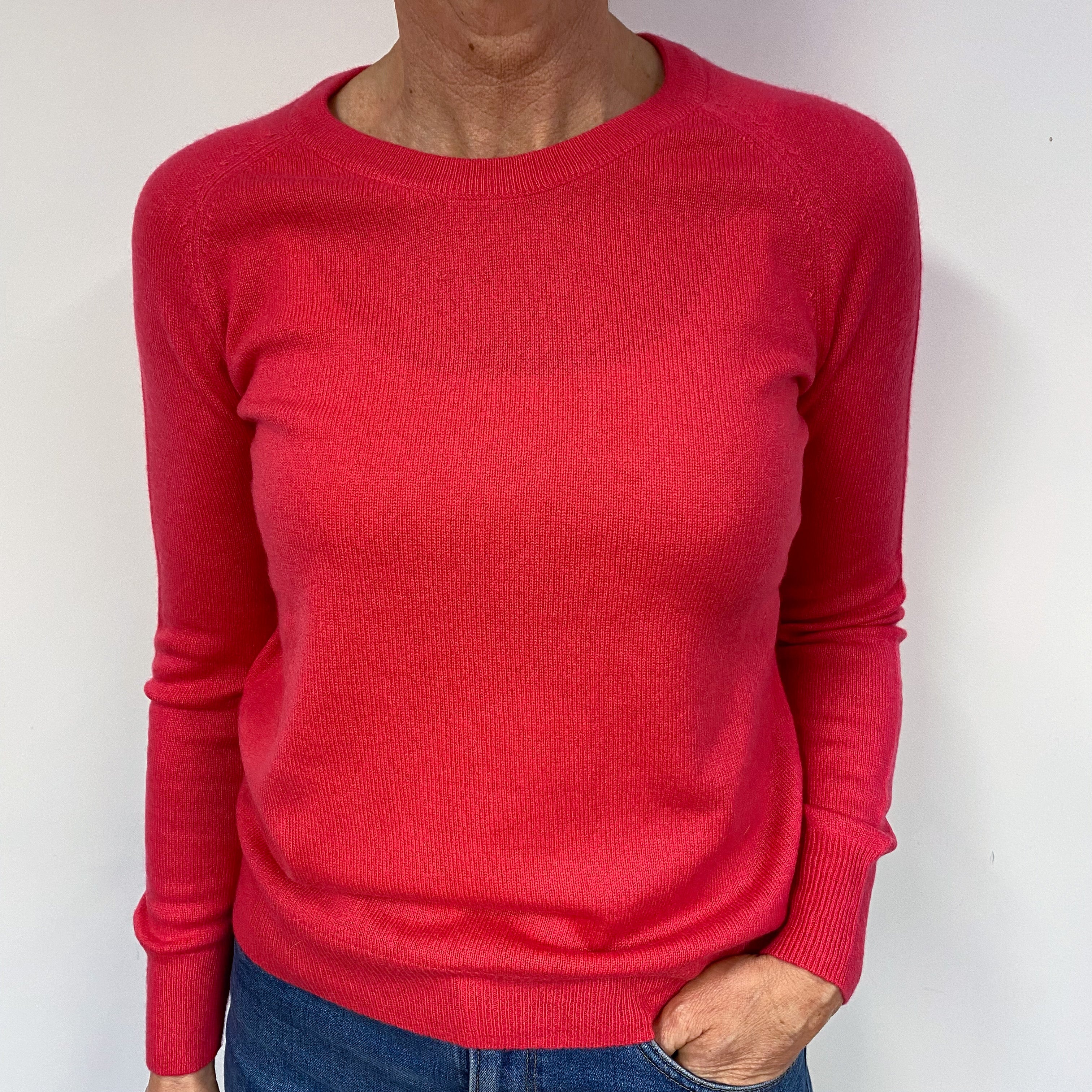 Cranberry Pink Crew Neck Jumper Medium