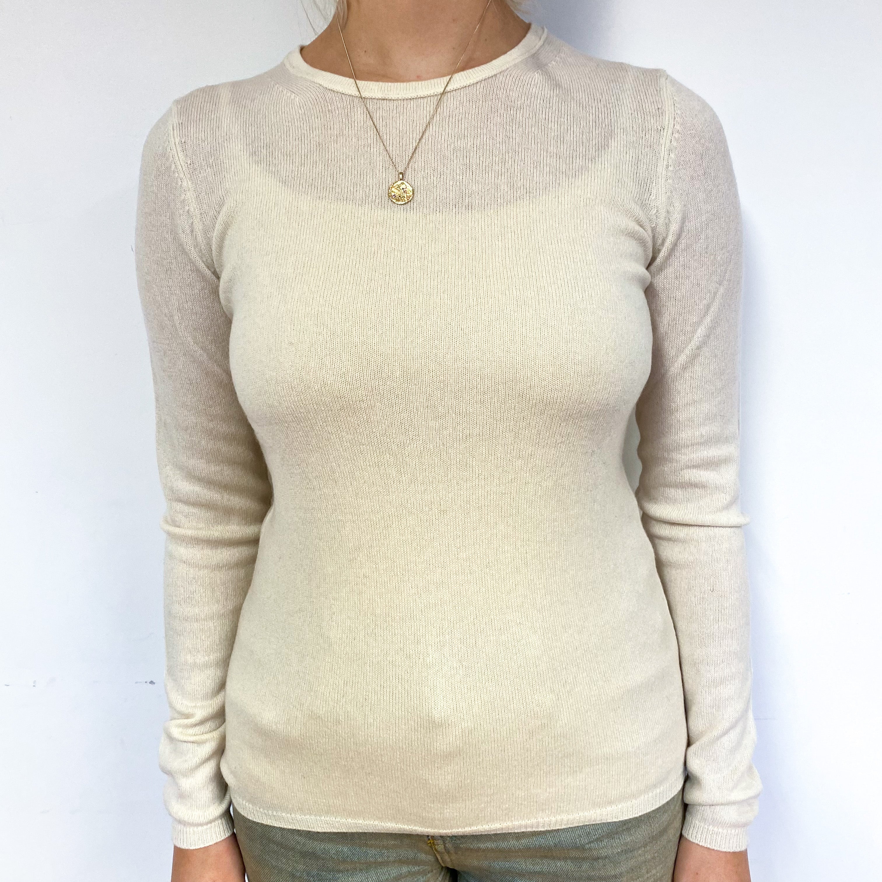 Warm Vanilla Crew Neck Jumper Small